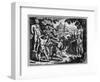 Destroying Saxon Idols-null-Framed Art Print