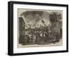 Destruction by Fire of Kirkman's Pianoforte Manufactory-null-Framed Giclee Print