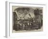 Destruction by Fire of Kirkman's Pianoforte Manufactory-null-Framed Giclee Print