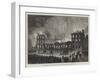 Destruction by Fire of Messers Nelson's Printing Offices at Edinburgh-null-Framed Giclee Print