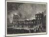 Destruction by Fire of Messers Nelson's Printing Offices at Edinburgh-null-Mounted Giclee Print