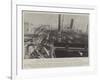 Destruction by Fire of the Steam-Ship Fushun at Canton-null-Framed Giclee Print