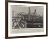 Destruction by Fire of the Steam-Ship Fushun at Canton-null-Framed Giclee Print