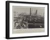 Destruction by Fire of the Steam-Ship Fushun at Canton-null-Framed Giclee Print