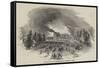 Destruction of Caversham-Park House by Fire-null-Framed Stretched Canvas