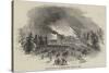 Destruction of Caversham-Park House by Fire-null-Stretched Canvas