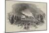 Destruction of Caversham-Park House by Fire-null-Mounted Giclee Print