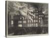 Destruction of Compton House, Church-Street, Liverpool, by Fire-null-Stretched Canvas