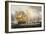 Destruction of Danish Fleet, Copenhagen, c.1801-Thomas Whitcombe-Framed Giclee Print