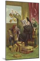 Destruction of Don Quixote's Library-Sir John Gilbert-Mounted Giclee Print