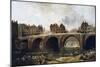 Destruction of Houses on Pont Notre-Dame in 1786-Hubert Robert-Mounted Giclee Print