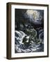 Destruction of Leviathan, 1865-Gustave Dore-Framed Giclee Print