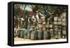 Destruction of Liquor in Kansas, Prohibition, 1907-null-Framed Stretched Canvas