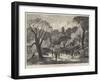 Destruction of Manuel Vacca's Town, on the River Congo, by Marines of the West African Squadron-null-Framed Giclee Print