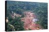 Destruction of Rainforest Caused by Gold Mining, Guyana, South America-Mick Baines & Maren Reichelt-Stretched Canvas