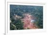 Destruction of Rainforest Caused by Gold Mining, Guyana, South America-Mick Baines & Maren Reichelt-Framed Photographic Print