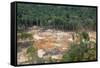 Destruction of Rainforest Caused by Gold Mining, Guyana, South America-Mick Baines & Maren Reichelt-Framed Stretched Canvas