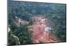 Destruction of Rainforest Caused by Gold Mining, Guyana, South America-Mick Baines & Maren Reichelt-Mounted Photographic Print