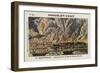 Destruction of Saint-Pierre, Martinque-null-Framed Giclee Print