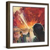 Destruction of Sodom and Gomorah-McConnell-Framed Giclee Print