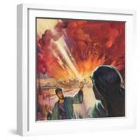 Destruction of Sodom and Gomorah-McConnell-Framed Giclee Print