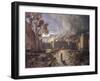 Destruction of Sodom and Gomorrah-Jules-Joseph-Augustin Laurens-Framed Giclee Print