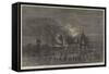 Destruction of St Mary's Roman Catholic Cathedral at Sydney, New South Wales-null-Framed Stretched Canvas