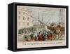 Destruction of Tea in Boston Harbor-Sarony & Major-Framed Stretched Canvas