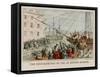 Destruction of Tea in Boston Harbor-Sarony & Major-Framed Stretched Canvas