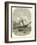 Destruction of the Alabama, June 1864-null-Framed Giclee Print