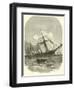 Destruction of the Alabama, June 1864-null-Framed Giclee Print