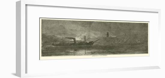 Destruction of the Albemarle, October 1864-null-Framed Giclee Print