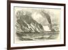 Destruction of the Arkansas, July 1862-null-Framed Giclee Print