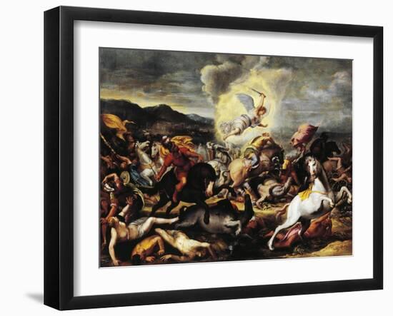 Destruction of the Armies of Sennacherib, Late 16th-Early 17th Century-null-Framed Giclee Print