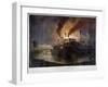 Destruction of the Armoury in the Tower of London by Fire, October 1841-William C Smith-Framed Giclee Print