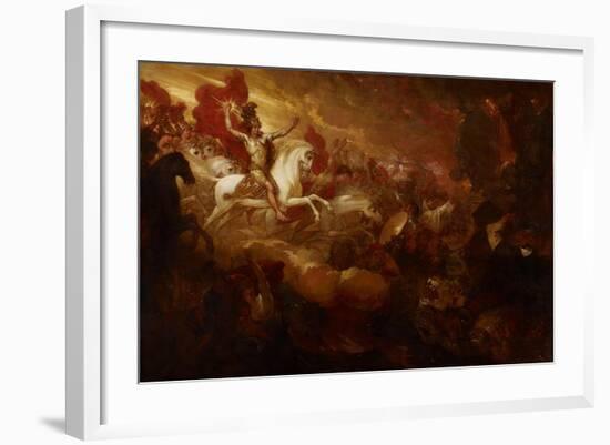 Destruction of the Beast and the False Prophet, 1804-Benjamin West-Framed Giclee Print