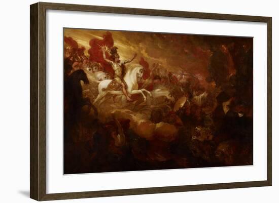 Destruction of the Beast and the False Prophet, 1804-Benjamin West-Framed Giclee Print