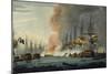 Destruction of the Danish Fleet During the Battle of Copenhagen, April 2, 1801-null-Mounted Giclee Print