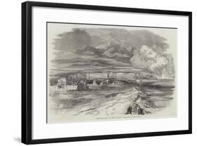 Destruction of the Docks, Sebastopol-null-Framed Giclee Print