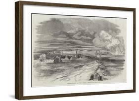 Destruction of the Docks, Sebastopol-null-Framed Giclee Print