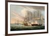 Destruction of the French Fleet in Basque Roads, April 12th 1809-Thomas Whitcombe-Framed Giclee Print