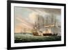 Destruction of the French Fleet in Basque Roads, April 12th 1809-Thomas Whitcombe-Framed Giclee Print