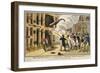 Destruction of the Furious Elephant at Exeter Change, 1826-null-Framed Giclee Print