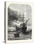 Destruction of the Goliath Training Ship, Off Grays, Essex, by Fire, 1876, Uk-null-Stretched Canvas