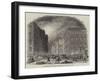 Destruction of the Hotel De Pologne, at Leipzig, by Fire-null-Framed Giclee Print