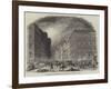 Destruction of the Hotel De Pologne, at Leipzig, by Fire-null-Framed Giclee Print