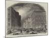 Destruction of the Hotel De Pologne, at Leipzig, by Fire-null-Mounted Giclee Print