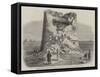 Destruction of the Martello Tower-null-Framed Stretched Canvas