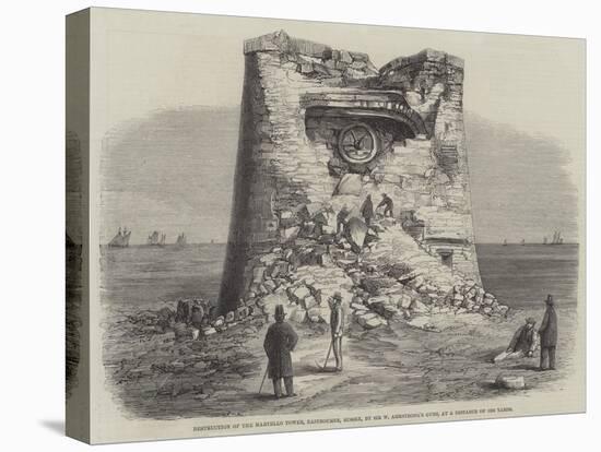 Destruction of the Martello Tower-null-Stretched Canvas