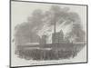 Destruction of the North Shore Cotton-Mill, at Liverpool, by Fire-null-Mounted Giclee Print